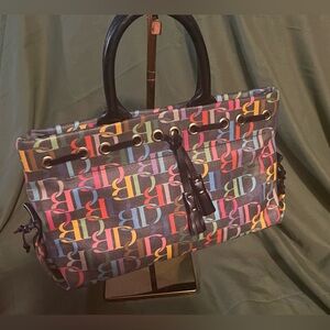 Dooney & Burke Multicolored Logo Handbag
